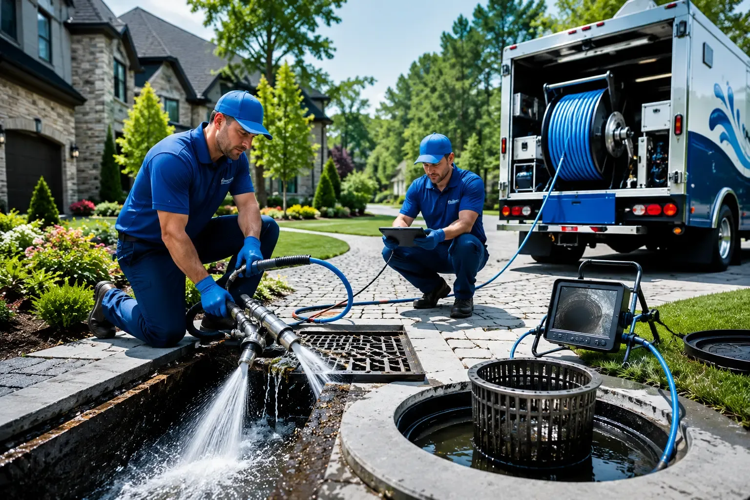 Local outdoor drain cleaning professionals in Molena, GA