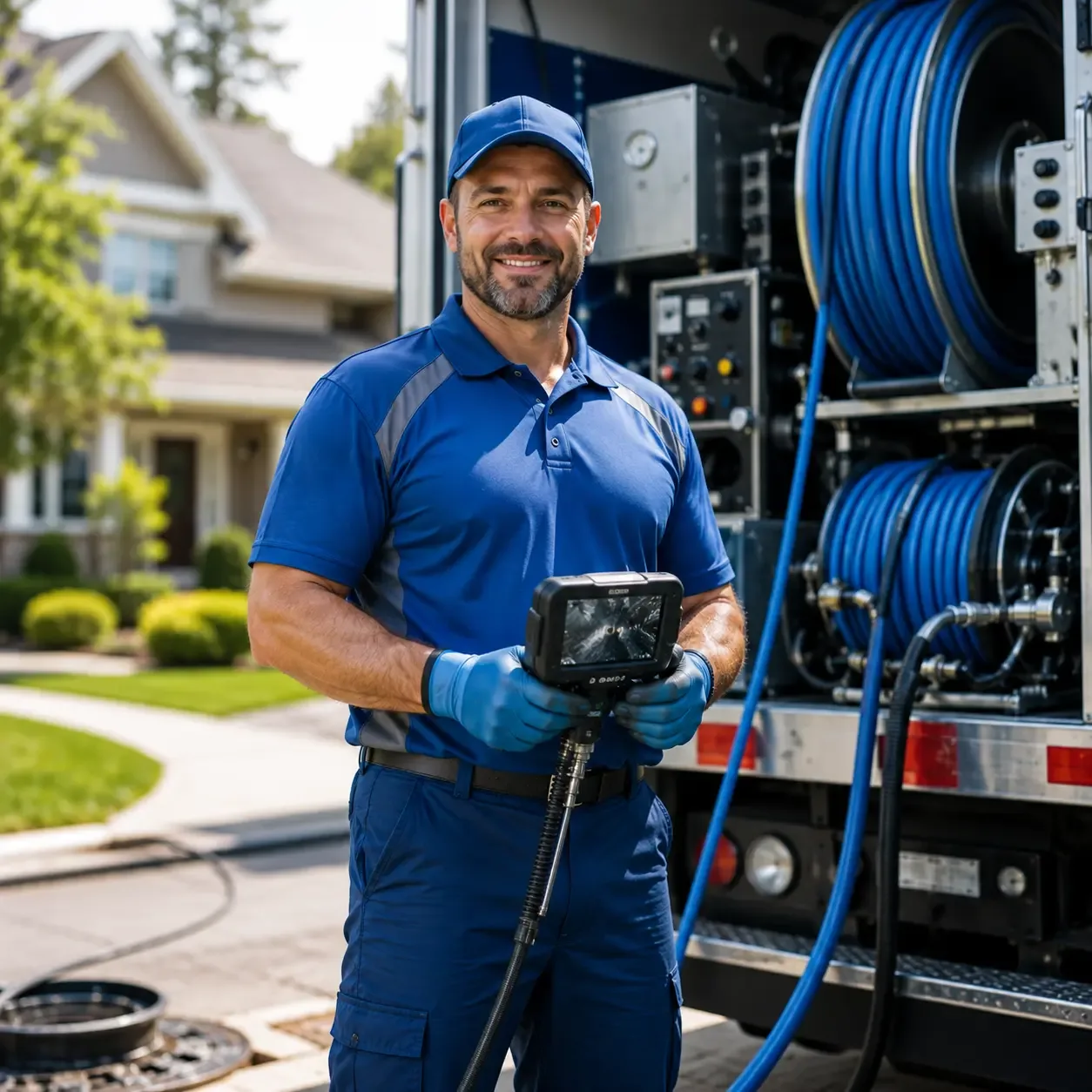 Local outdoor drain cleaning specialists in Molena, GA